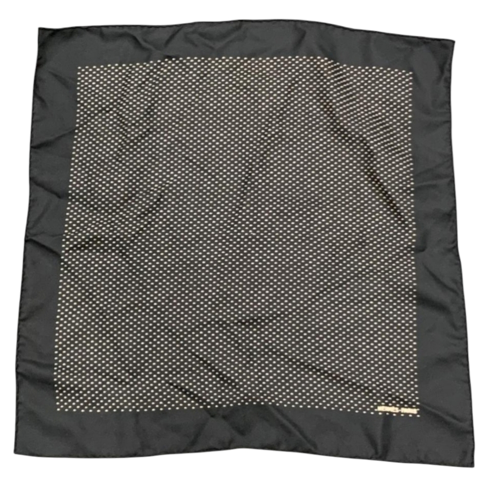 Hermes Paris Lord Y Taylor 100% Silk Pocket Scarf, Hand-Rolled Edges